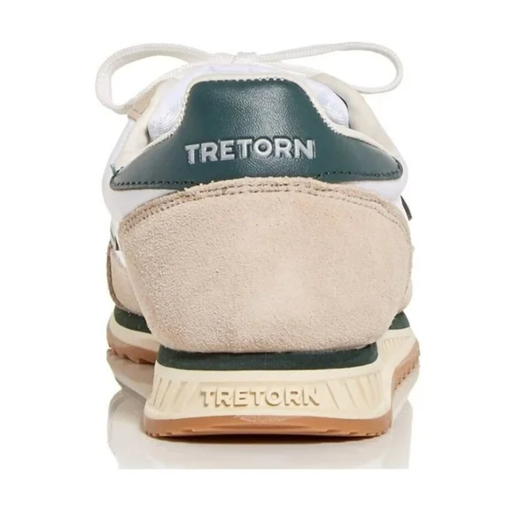 💚🔹️TRETORN🔹️ Suede  Kristine Retro Joggers White/kelly green for women - Picture 6 of 7